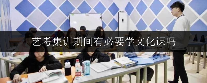 藝考集訓(xùn)期間有必要學(xué)文化課嗎